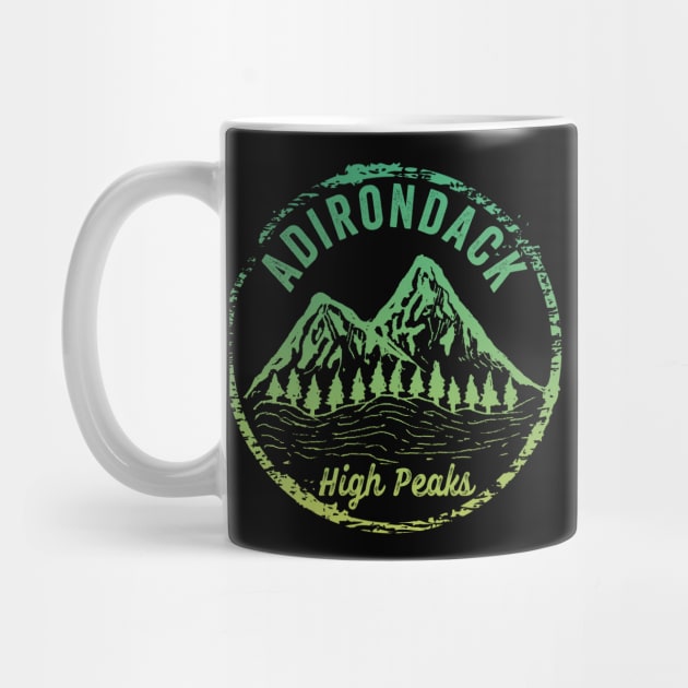 Adirondack Mountains New York High Peaks Hikers by Pine Hill Goods